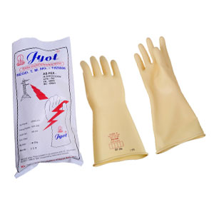 Electrical Rubber Hand Gloves