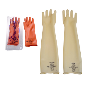 Industrial White Rubber Hand Gloves