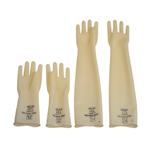 Industrial White Rubber Hand Gloves